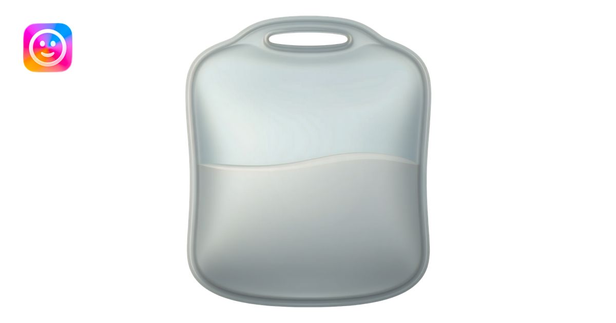 bag with white fluids infusion drip dren under emoji | AI Emoji Generator