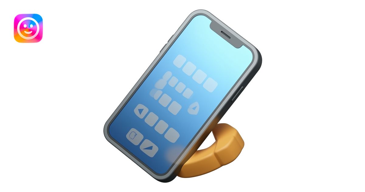 Teléfono 📲 emoji | AI Emoji Generator