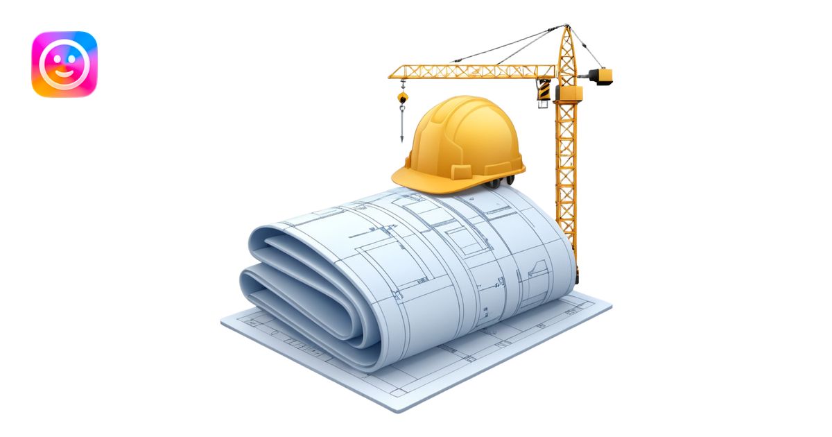 construction plan emoji | AI Emoji Generator