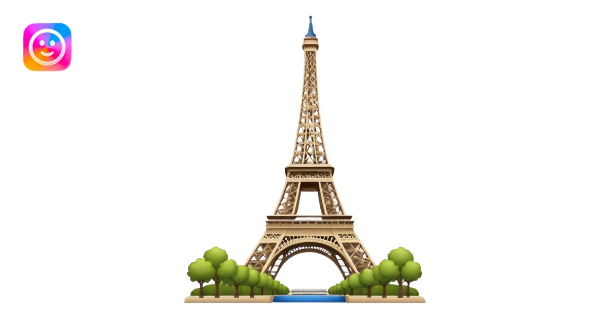 creer un emoji représentant la tour eiffel francais à paris emoji | AI ...