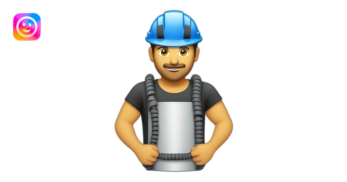 DevOps engineer with server cable emoji | AI Emoji Generator