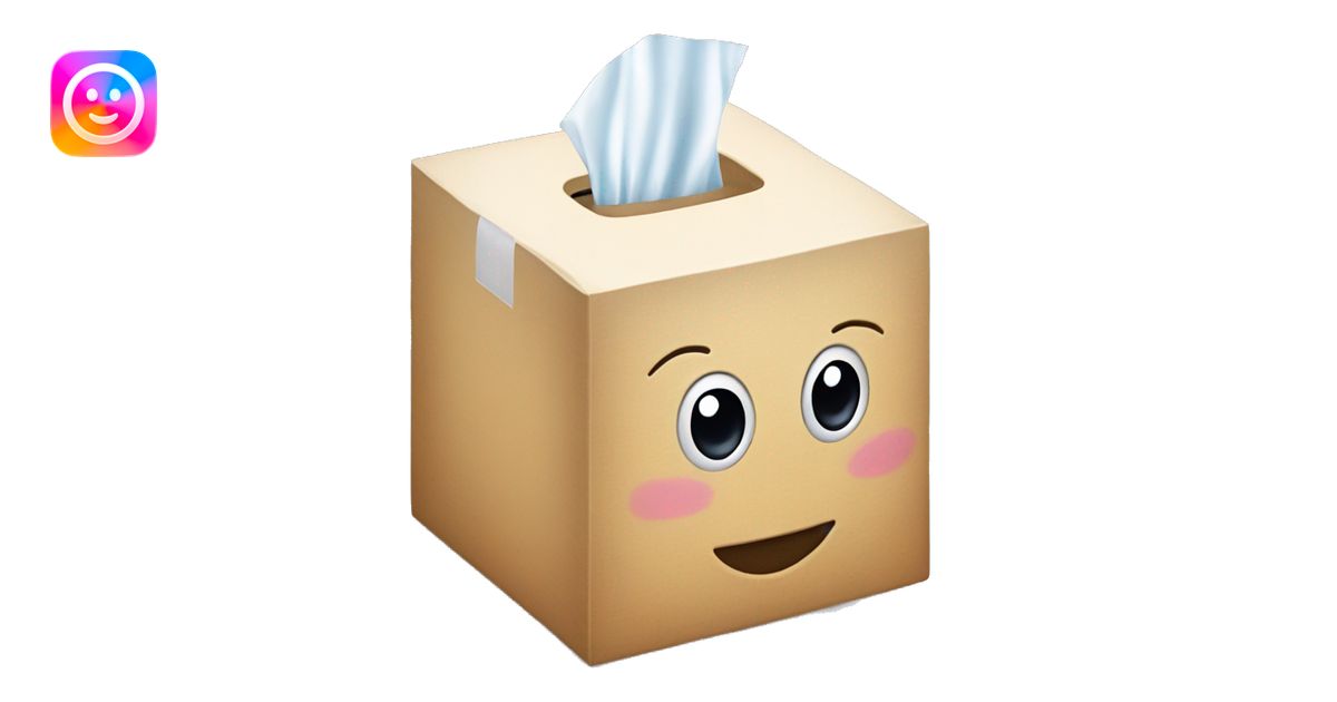 Tissue box emoji | AI Emoji Generator