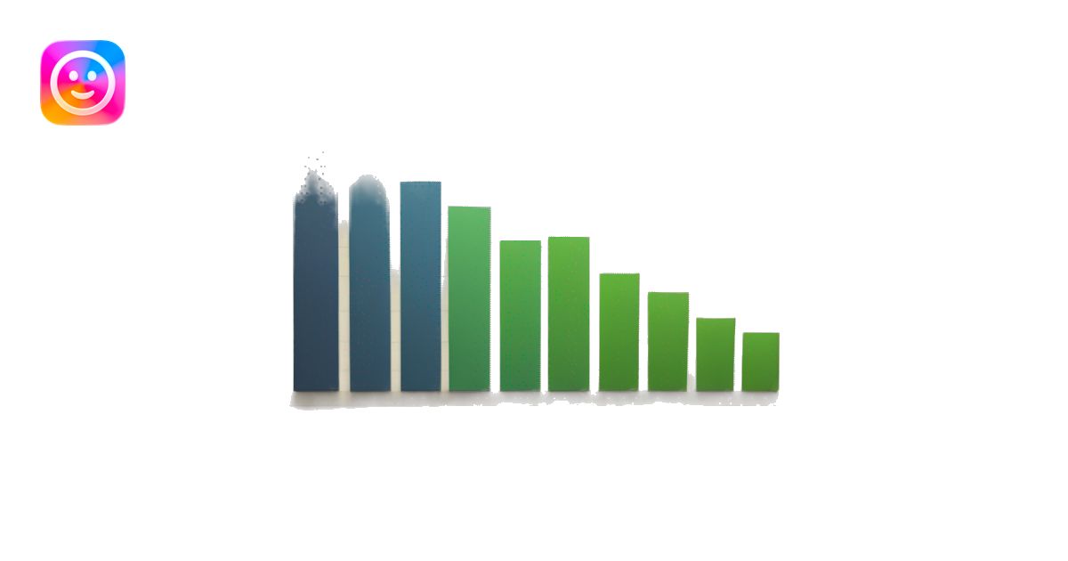 a paper with a bar chart and an upward trend emoji | AI Emoji Generator