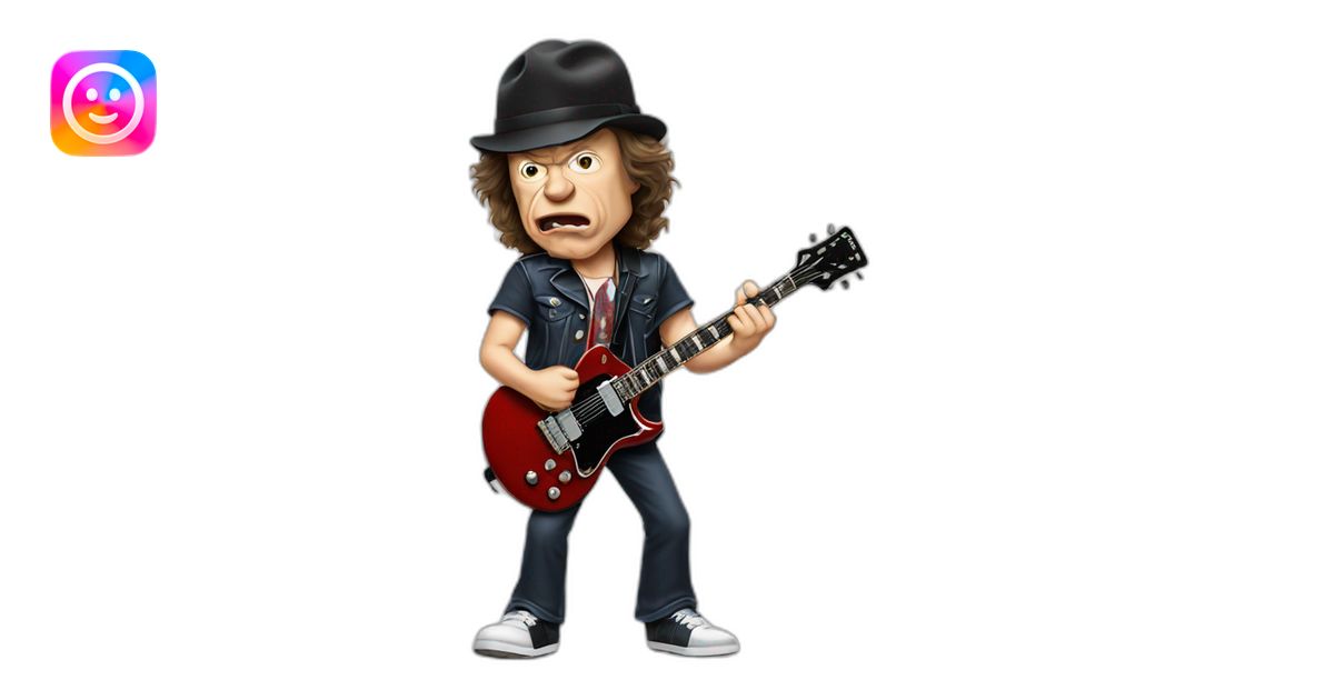 Angus Young Acdc emoji | AI Emoji Generator
