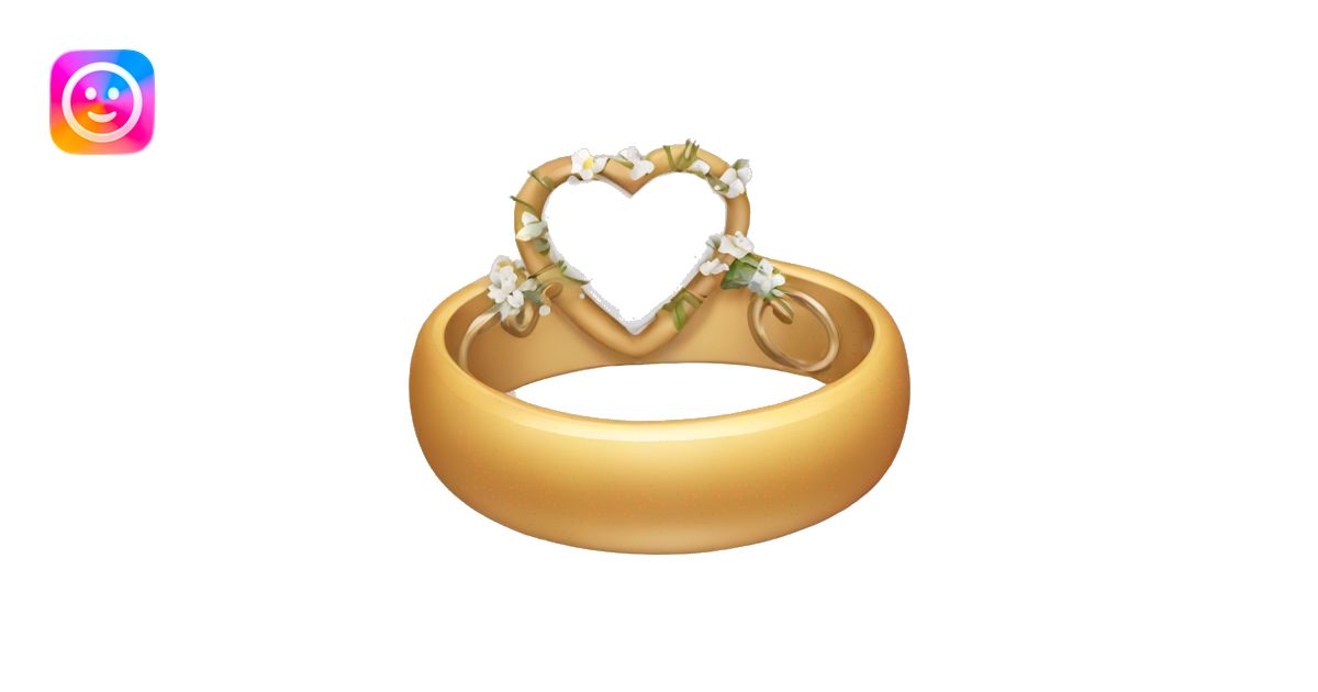 Emoji with a wedding ring emoji | AI Emoji Generator