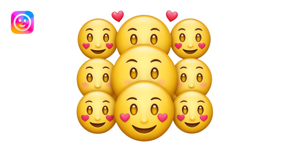 round Emoji with hearts and dollars in eyes emoji | AI Emoji Generator