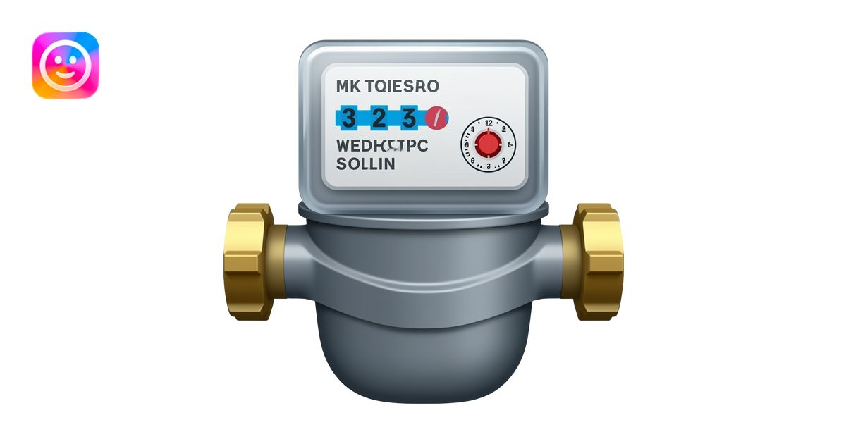 water meter top view emoji | AI Emoji Generator