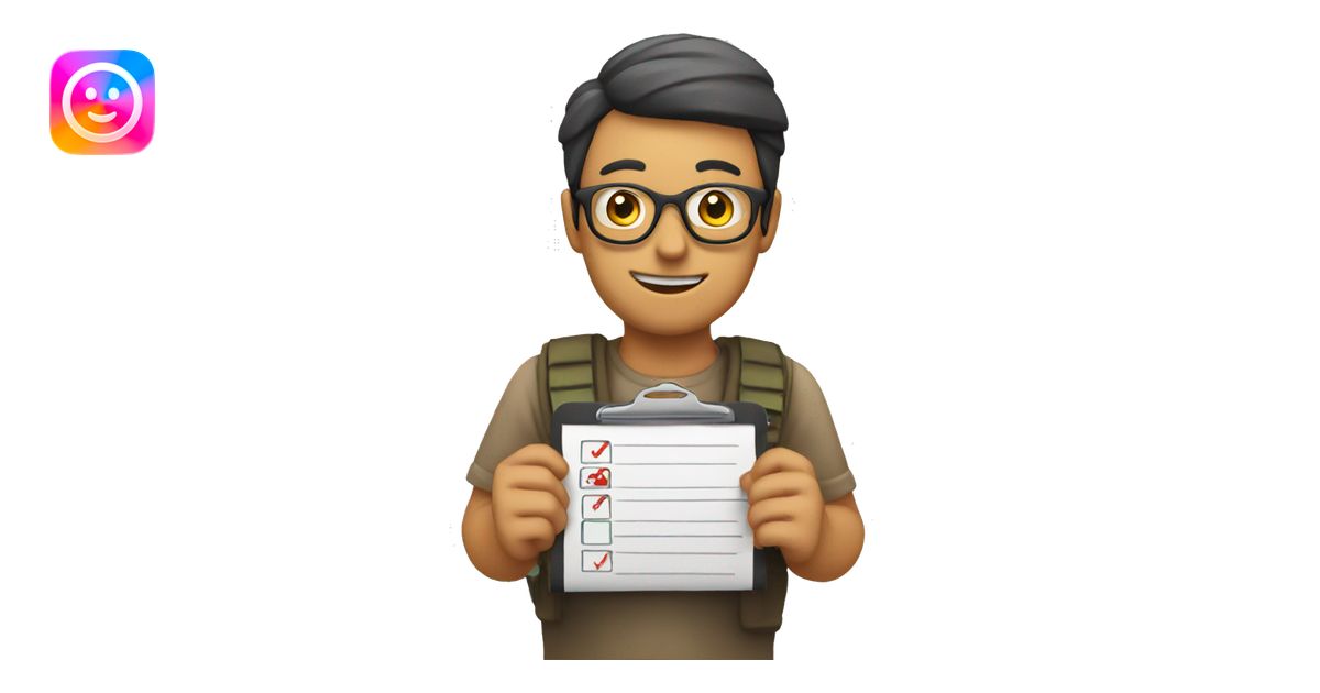 Check list emoji | AI Emoji Generator