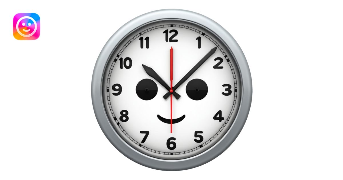 analog clock emoji | AI Emoji Generator