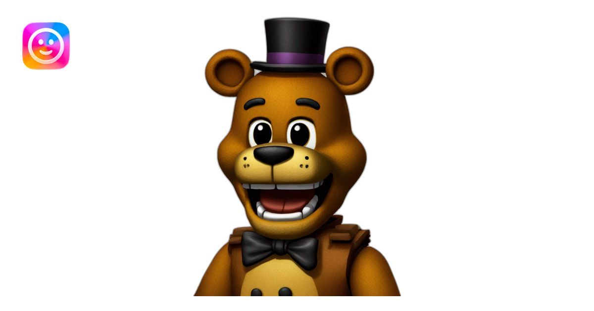 Freddy Fazbear FNAF animatronic emoji | AI Emoji Generator