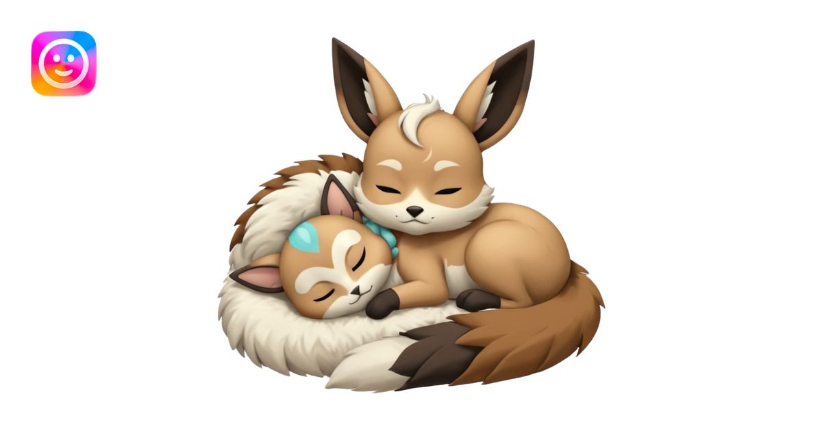 Animalistic tired sleeping snoozing snoring kawaii chibi sleepy happy ...