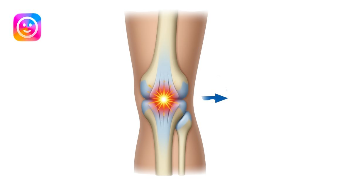 side view bent knee, ligaments and kneecap visible, R arrow + L arrow ...