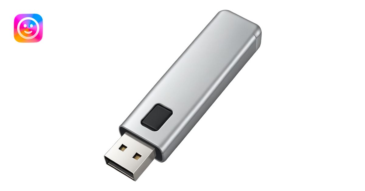 USB flash drive emoji | AI Emoji Generator
