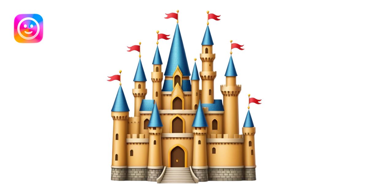 Cards castle emoji | AI Emoji Generator