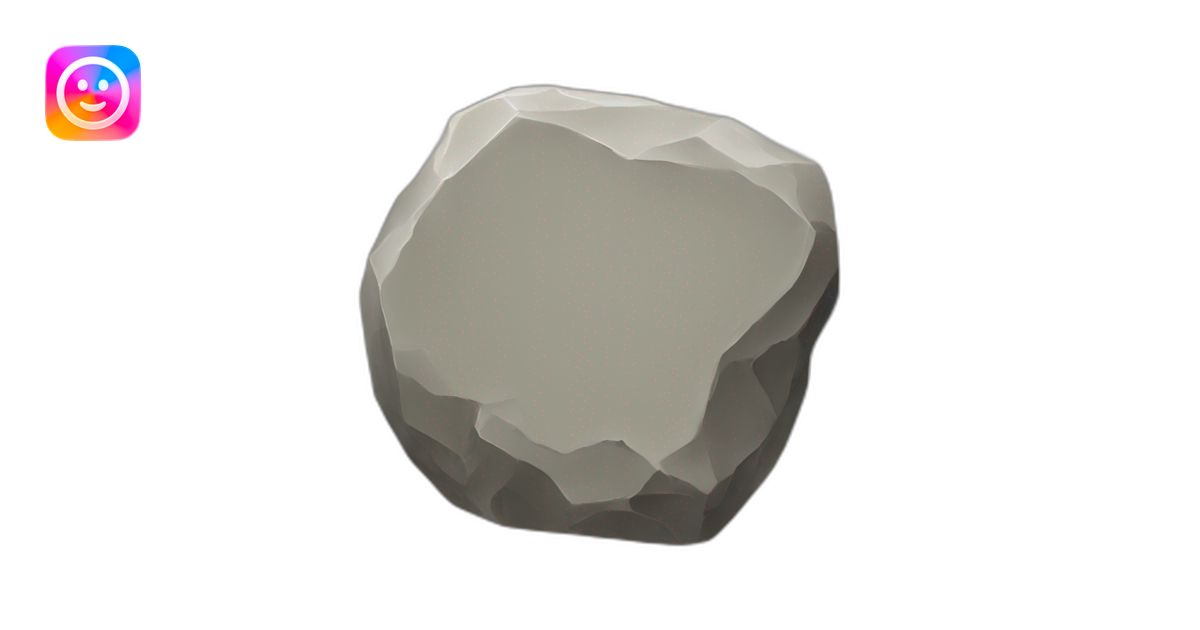A rough stone plate emoji | AI Emoji Generator