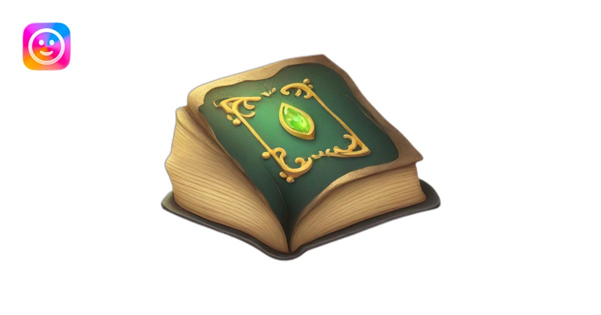 magic book emoji | AI Emoji Generator