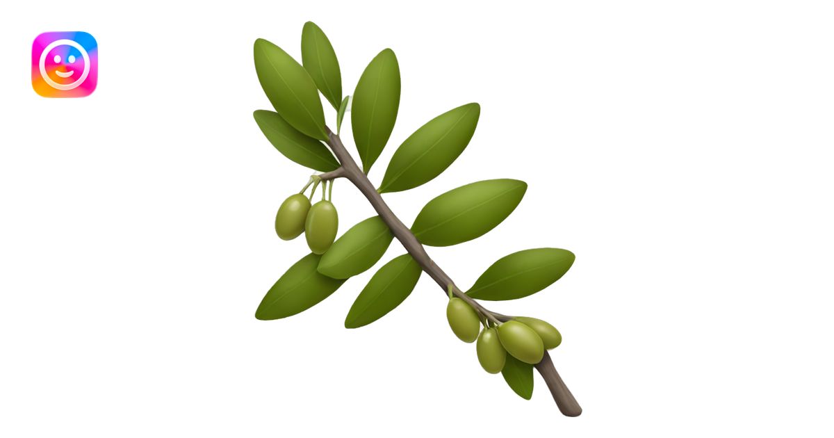 Olive branch emoji | AI Emoji Generator