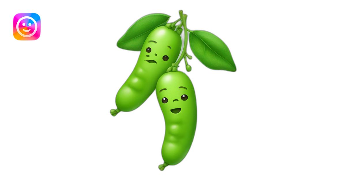 Two peas in a pod emoji | AI Emoji Generator