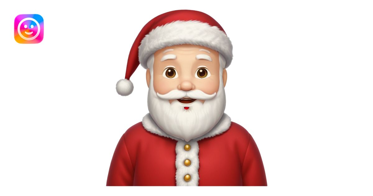 Suave Santa emoji | AI Emoji Generator