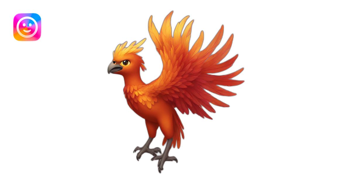 Phoenix emoji | AI Emoji Generator