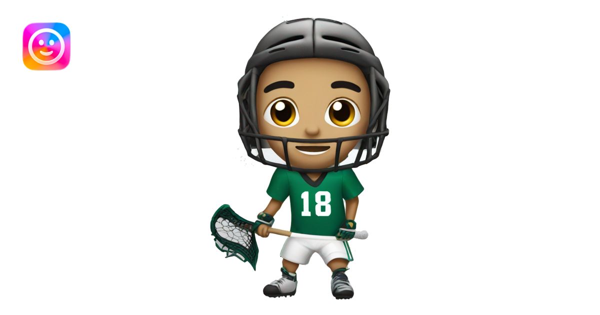 Lacrosse player emoji | AI Emoji Generator