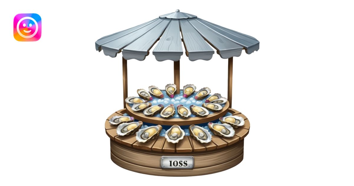 oyster stand emoji | AI Emoji Generator