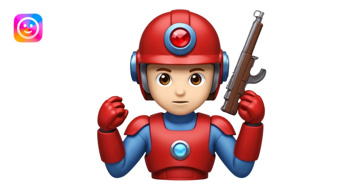mega man but with the color rootbeer brown shiny like metal with arms ...