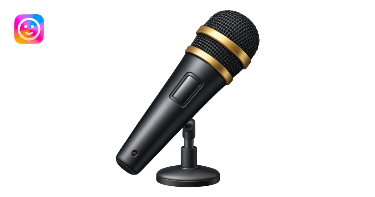 mic emoji | AI Emoji Generator