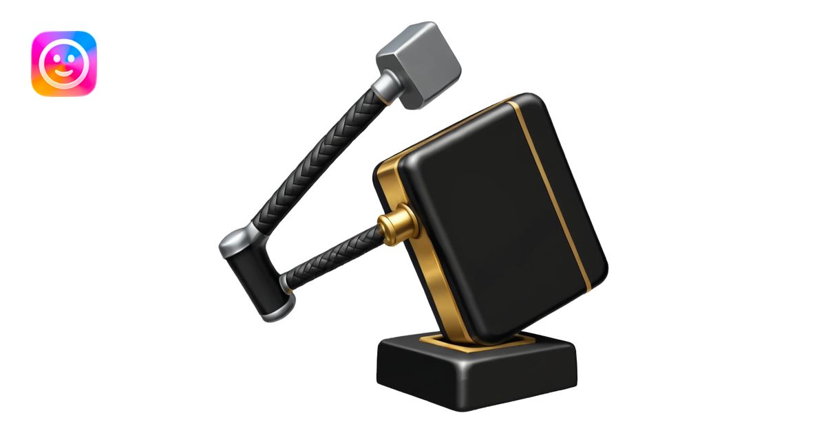 The hammer that hit the Kaaba emoji | AI Emoji Generator