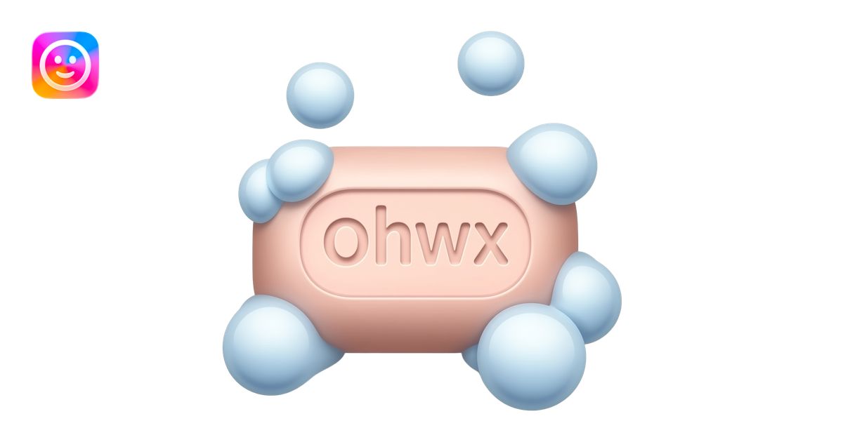 soap bar bubbles emoji | AI Emoji Generator