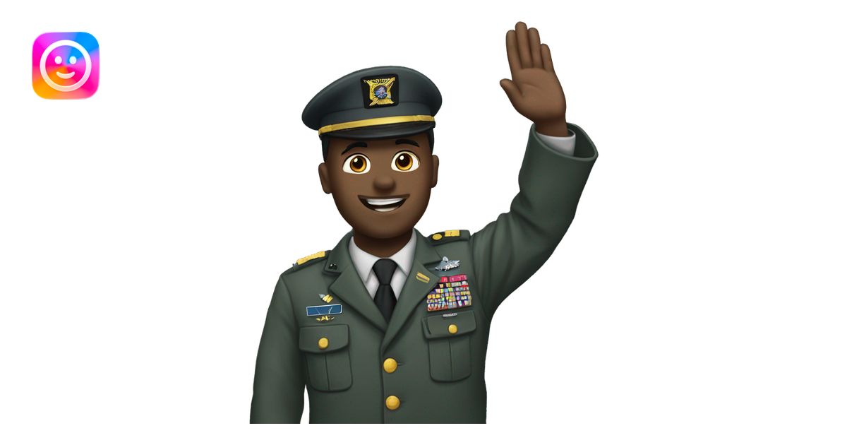 us army navy seal military salute emoji | AI Emoji Generator