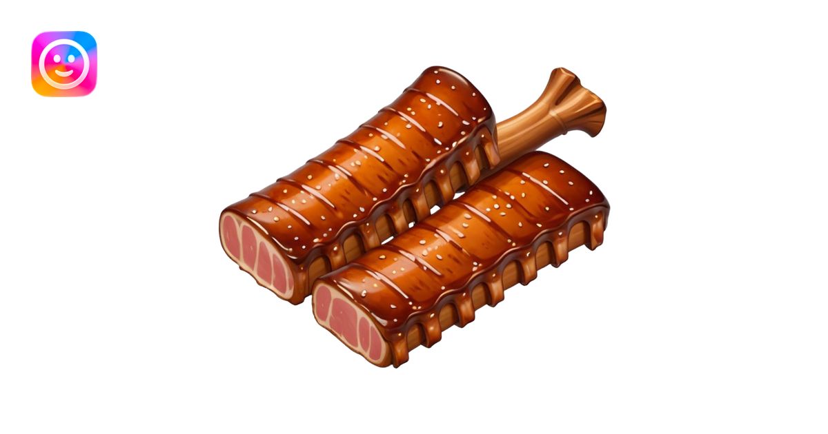 Pork ribs emoji emoji | AI Emoji Generator