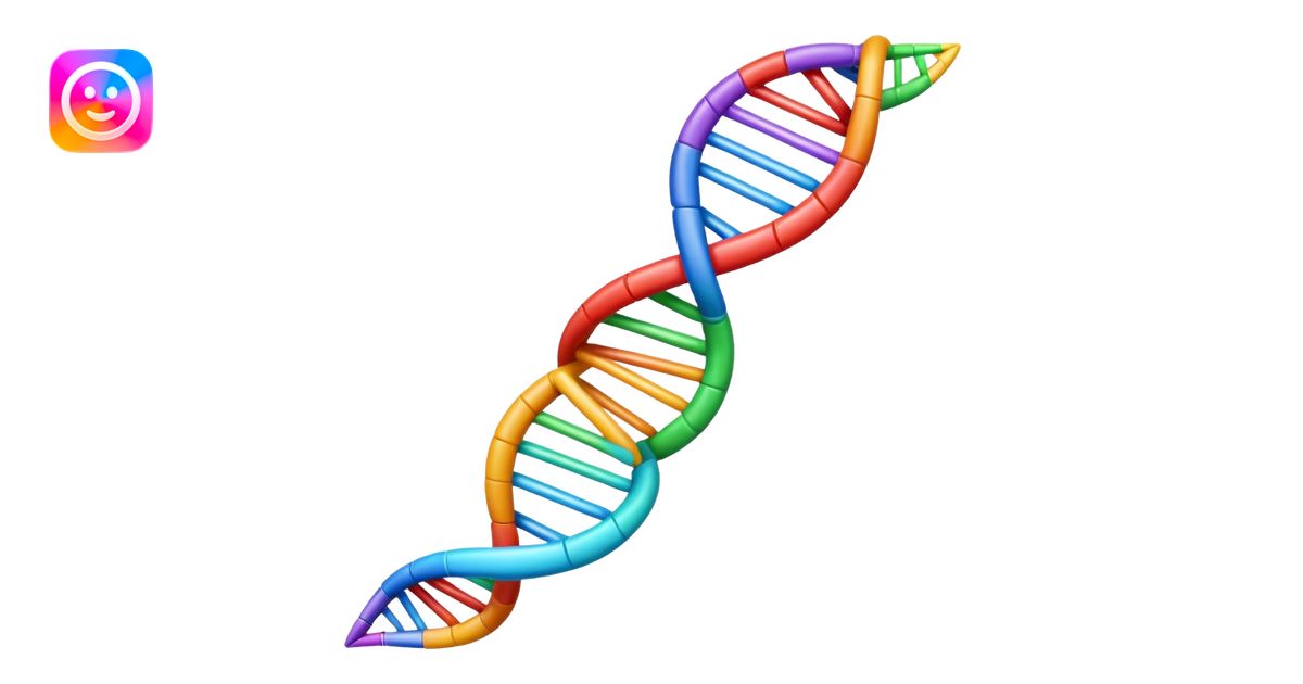 DNA Test emoji | AI Emoji Generator
