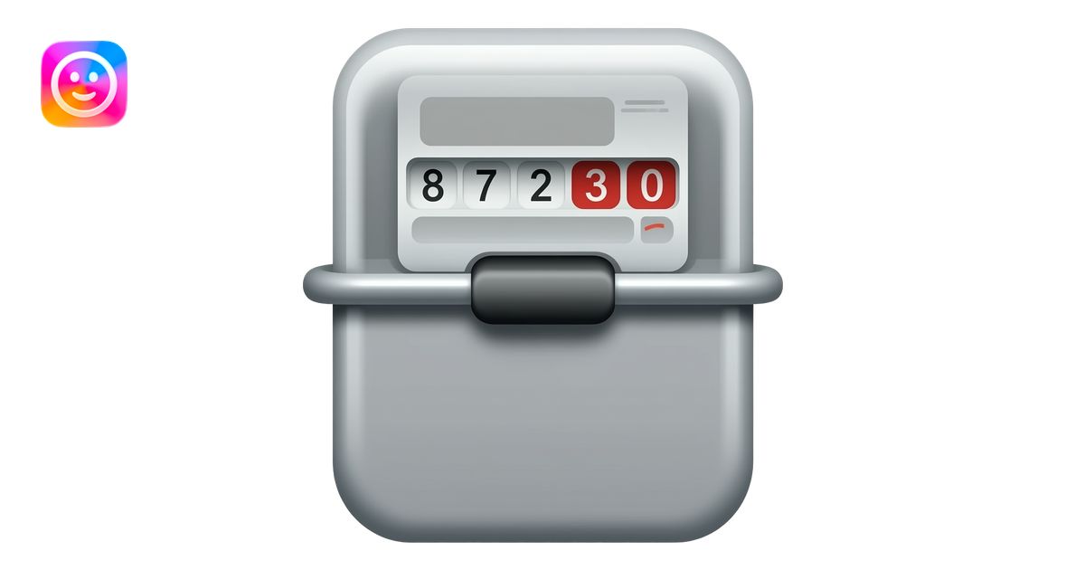 utility meter emoji | AI Emoji Generator