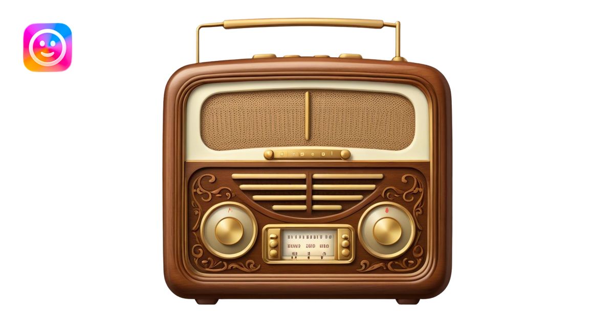 Radio emoji | AI Emoji Generator