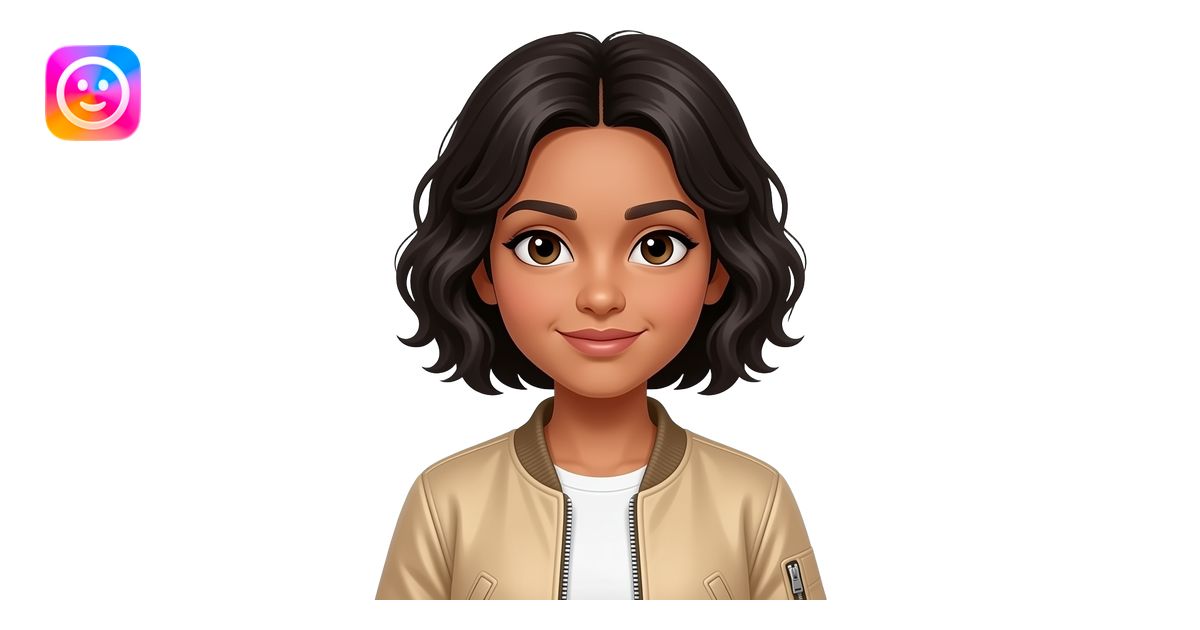 dark indian girl short hair (semi curly semi straight) wearing beige ...