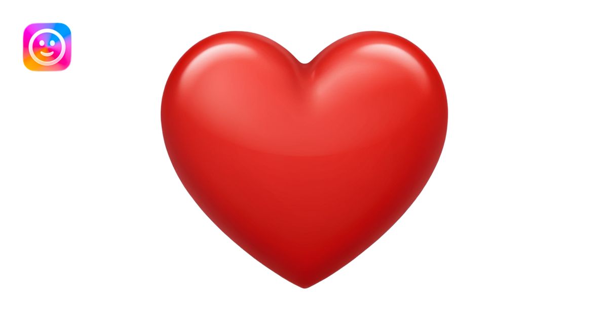 💞 this emoji but red emoji | AI Emoji Generator