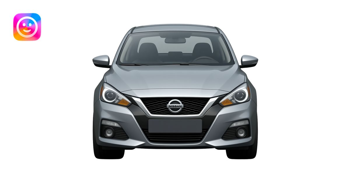 Nissan Altima (Two Eyeballs) Car emoji | AI Emoji Generator
