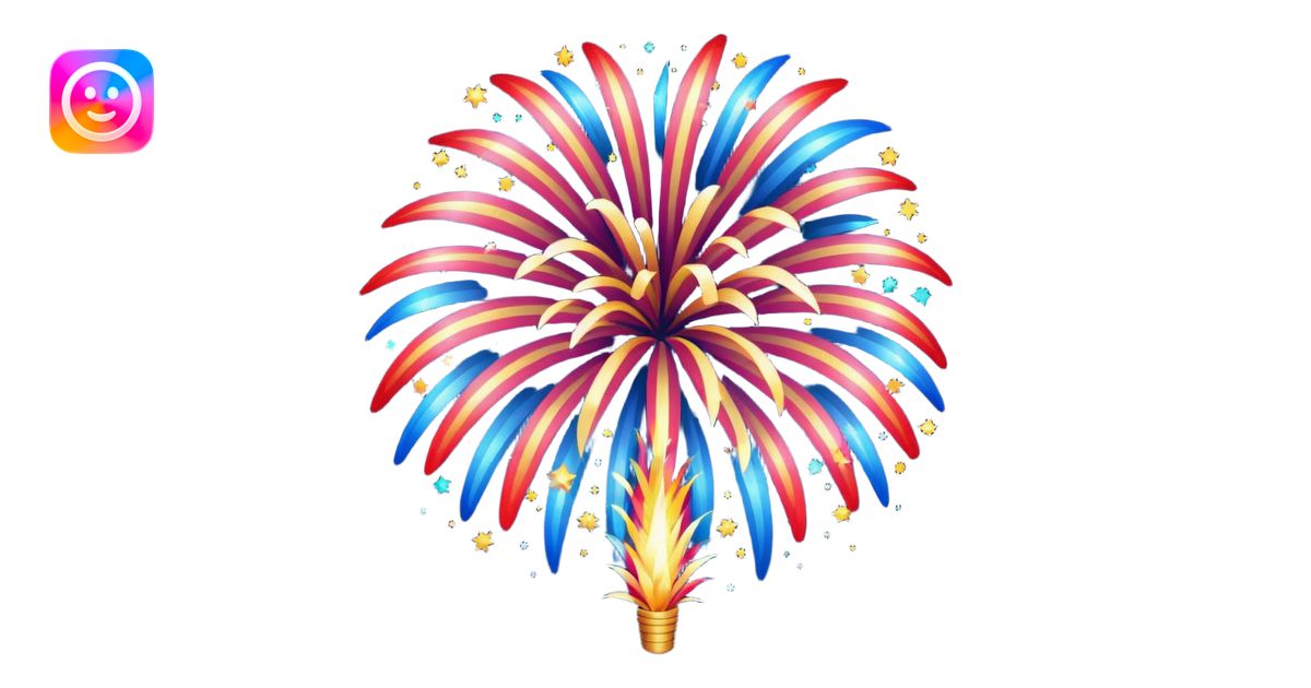 firework emoji | AI Emoji Generator