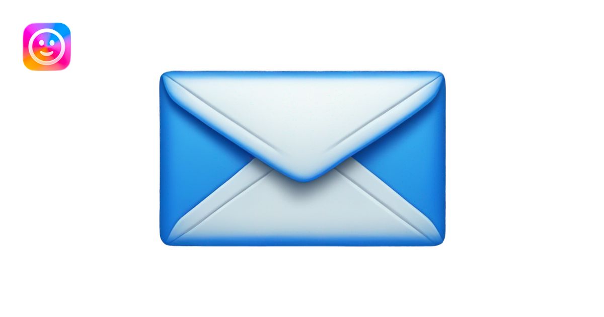 blue post mail emoji | AI Emoji Generator