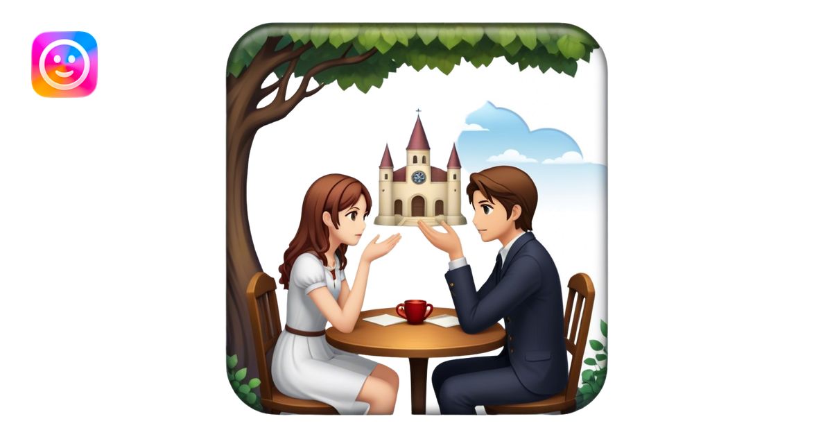 An icon representing a visual novel game, with a detailed background ...