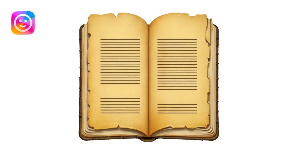 a screenplay manuscript emoji | AI Emoji Generator