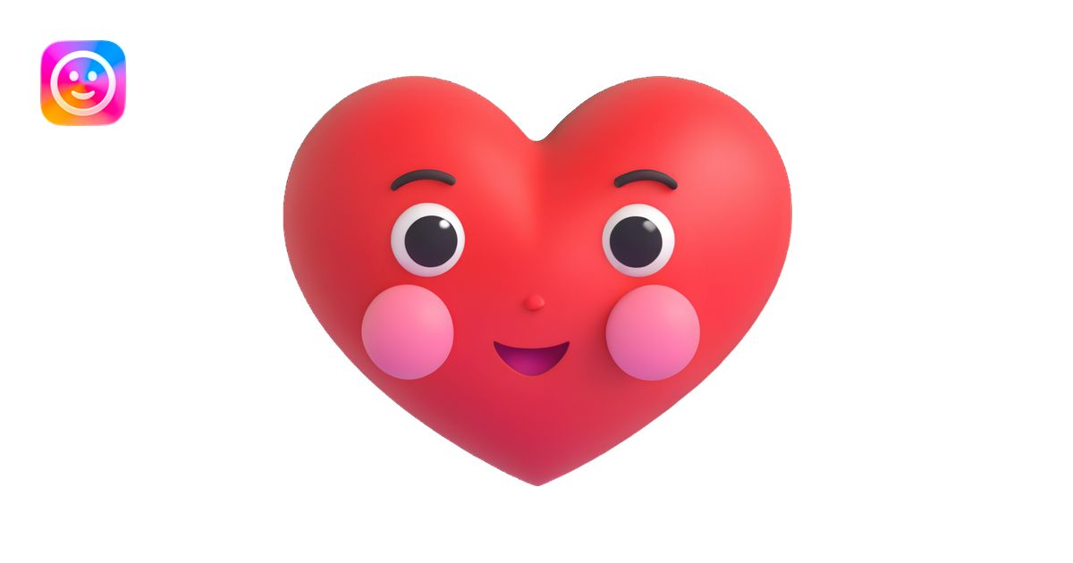 a heart melting with a bashful, smitten face, in love, cartoon style ...