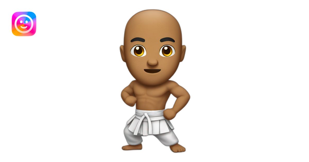 kung fu master emoji | AI Emoji Generator