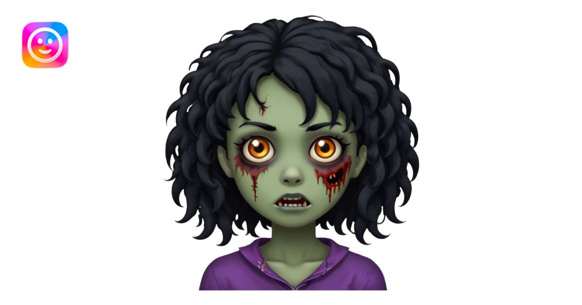 girl, zombie, black hair, medium long,... girl zombie, black hair ...