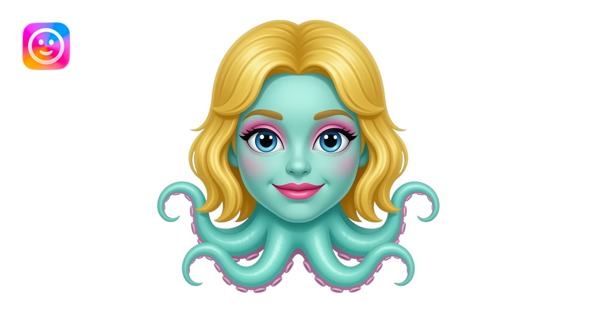a Seafoam squid Who has she has yellow/ginger hair She has blue eyes ...
