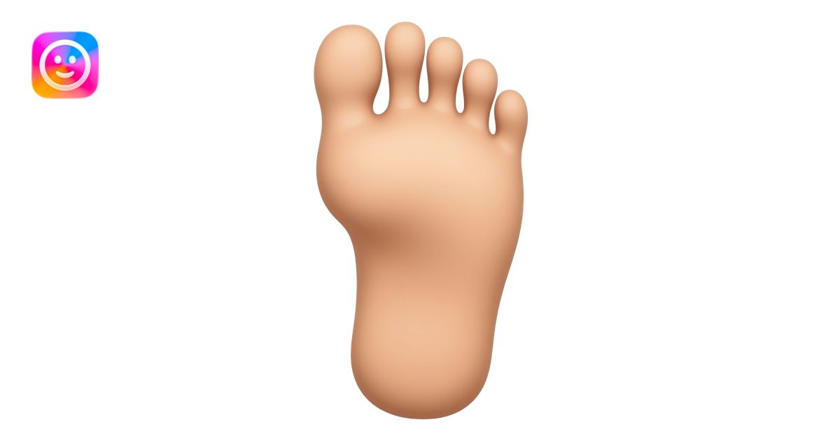 Foot emoji | AI Emoji Generator