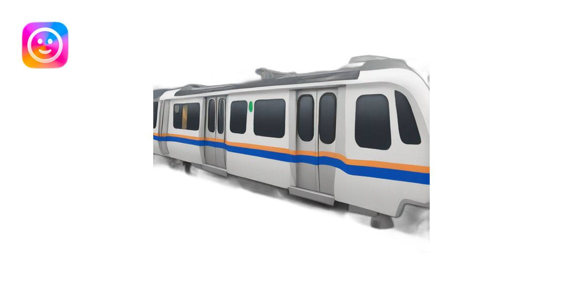 metro train emoji | AI Emoji Generator