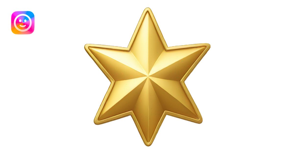 gold star space token coin emoji | AI Emoji Generator