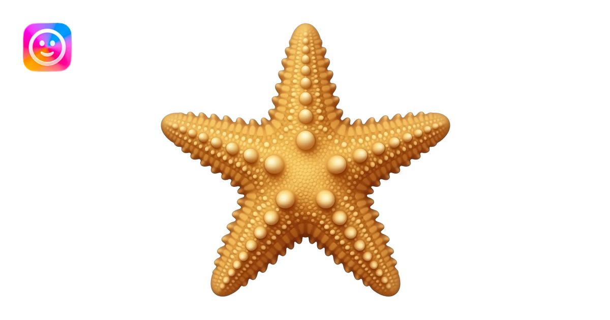 star fish emoji | AI Emoji Generator